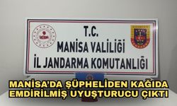 Manisa’da şüpheliden kağıda emdirilmiş uyuşturucu çıktı