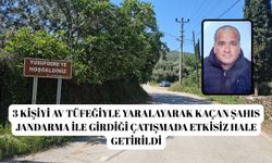 3 kişiyi av tüfeğiyle yaralayarak kaçan şahıs jandarma ile girdiği çatışmada etkisiz hale getirildi