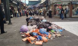 İzmir'in göbeğinde çöpten utanç manzarası