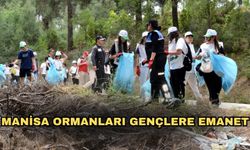 Manisa ormanları gençlere emanet