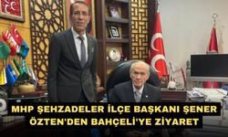 MHP Şehzadeler ilçe Başkanı Şener Özten'den Bahçeli'ye ziyaret