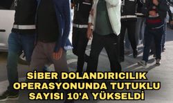 Siber dolandırıcılık operasyonunda tutuklu sayısı 10'a yükseldi