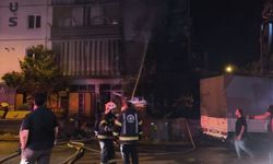 Ağaçta çıkan yangın binaya sıçradı