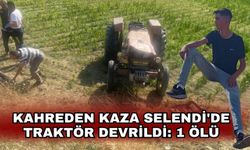 Selendi'de traktör devrildi: 1 ölü