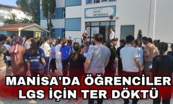 Manisa'da öğrenciler LGS için ter döktü