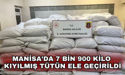 Manisa’da 7 bin 900 kilo kıyılmış tütün ele geçirildi