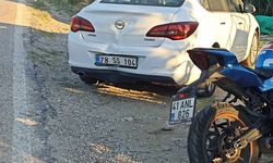 Motosiklet kazası: 1 kişi yaralı