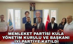 Memleket Partisi Kula Yönetim kurulu ve Başkanı İyi Partiye katıldı