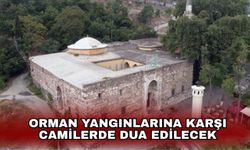 Orman yangınlarına karşı camilerde dua edilecek