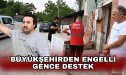 Büyükşehirden engelli gence destek