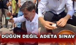 Düğün değil adeta sınav
