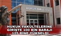 Hukuk fakültelerine girişte 100 bin barajı 125 bine yükseldi