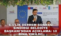 6.1'lik deprem sonrası Sındırgı Belediye Başkanı'ndan açıklama: 10 Bina yıkıldı!