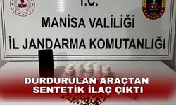 Durdurulan araçtan sentetik ilaç çıktı