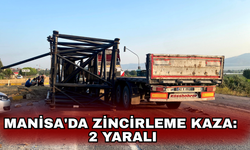 Manisa'da zincirleme kaza: 2 yaralı