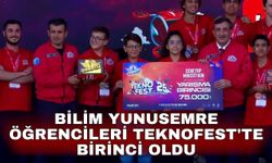 Bilim Yunusemre öğrencileri TEKNOFEST'te birinci oldu