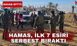 Hamas, ilk 7 esiri serbest bıraktı