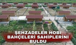 Şehzadeler hobi bahçeleri sahiplerini buldu