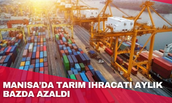 Manisa’da tarım ihracatı aylık bazda azaldı