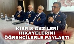 Kıbrıs gazileri hikayelerini öğrencilerle paylaştı
