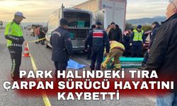 Park halindeki tıra çarpan sürücü hayatını kaybetti