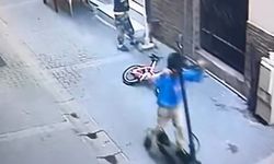 Boyundan büyük scooter’ı çaldılar