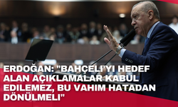 Erdoğan: "Bahçeli'yi hedef alan açıklamalar kabul edilemez, bu vahim hatadan dönülmeli"
