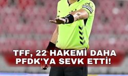 TFF, 22 hakemi daha PFDK'ya sevk etti!