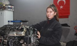 Sanayinin tek kız çırağı: 17 yaşındaki Dilem, hayalinin peşinde koşuyor