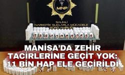 Manisa’da zehir tacirlerine geçit yok: 11 bin hap ele geçirildi