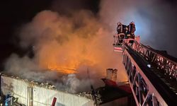 Denizli’de alevler iş yerini kullanılamaz hale getirdi