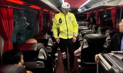 Manisa’da terminallerde otobüslere emniyet kemeri denetimi