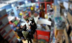 Markette çıkan kavgada ortalık savaş alanına döndü