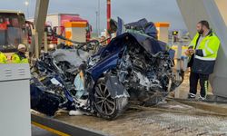 Kuzey Marmara gişelerinde feci kaza: 2 ölü, 1 ağır yaralı