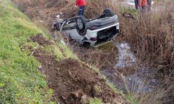 Burhaniye'de tek taraflı trafik kazası: 1 yaralı