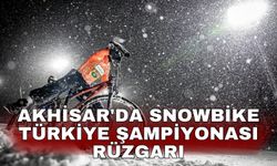 Akhisar'da Snowbike Türkiye Şampiyonası rüzgarı