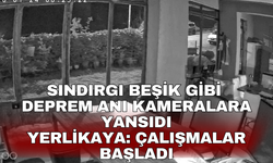Sındırgı beşik gibi  Deprem anı kameralara yansıdı Yerlikaya: çalışmalar başladı