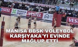 Manisa BBSK Voleybol Karşıyaka'yı evinde mağlup etti