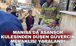 Manisa'da asansör kulesinden düşen güvercin meraklısı yaralandı
