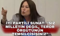 İYİ Partili Sunat: Siz milletin değil, terör örgütünün temsilcisisiniz