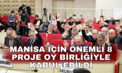 Manisa için önemli 8 proje oy birliğiyle kabul edildi