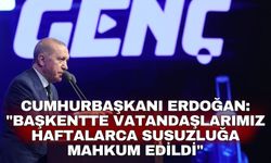 Cumhurbaşkanı Erdoğan: "Başkentte vatandaşlarımız haftalarca susuzluğa mahkum edildi"
