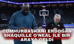Cumhurbaşkanı Erdoğan, Shaquille O'Neal ile bir araya geldi