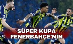 Süper Kupa Fenerbahçe'nin