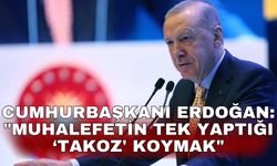 Cumhurbaşkanı Erdoğan: "Muhalefetin tek yaptığı ‘takoz' koymak"