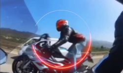 Otobanda 324 Km hıza ulaşan motosikletli ölüme meydan okudu