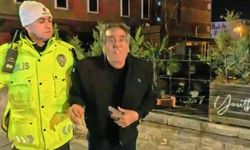 2.14 promil alkolle yakalandı: Gazeteciye el sallayıp yüzüne tükürdü