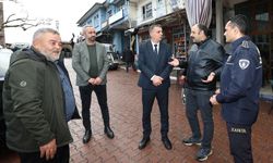 Şehzadeler Başkanı Şimşek sağanak sonrası sahada