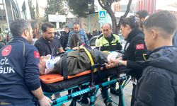 Otomobilin çarptığı yaya yaralandı