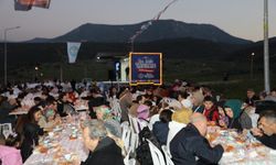 Akgedik’te yılın ilk iftar sofrası kuruldu